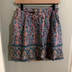 Converse Blue and Red  Mini Skirt Medium